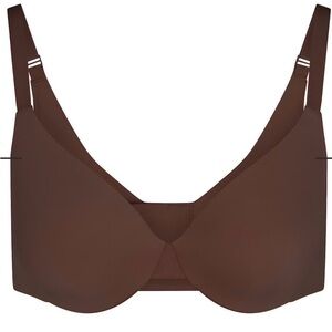34A SKIMS Smoothing Intimates Full Coverage Lightly Lined Bra – Cocoa – 34A